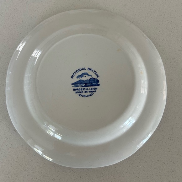 Vintage Plate Pictorial Britain Burgess & Leigh | Stoke-On-Trent - Picture 6 of 7